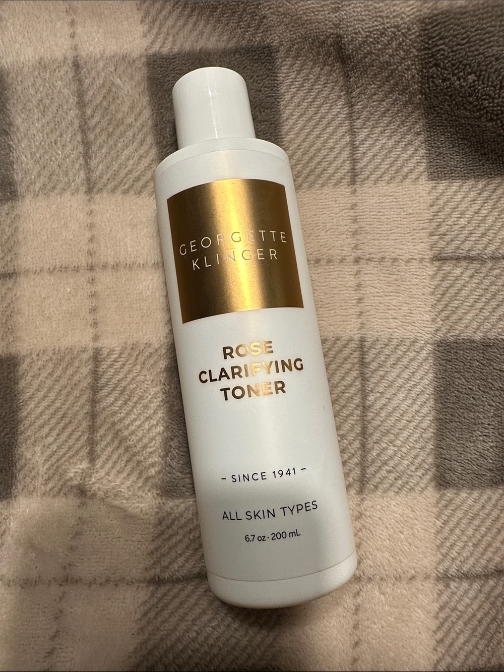 Georgette Klinger Rose Clarifying Toner — White & Gold